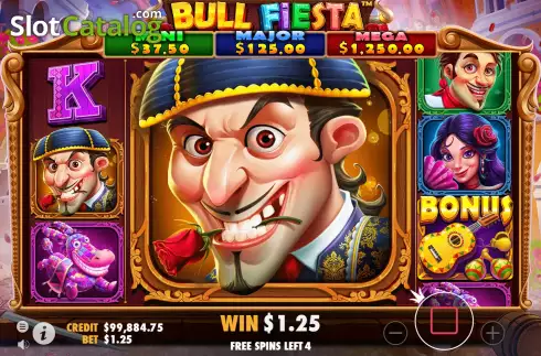 Скрин9. Bull Fiesta слот