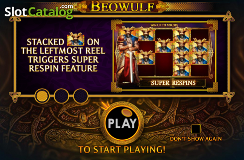 Скрин2. Beowulf (Pragmatic) слот