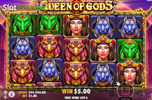 Скрин8. Queen of Gods слот