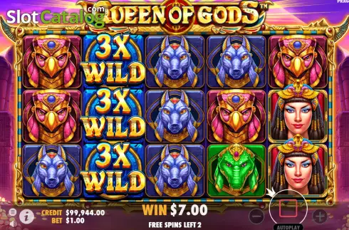Скрин9. Queen of Gods слот