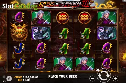 Скрин2. Rise of Samurai III слот