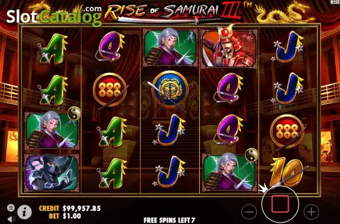Скрин9. Rise of Samurai III слот
