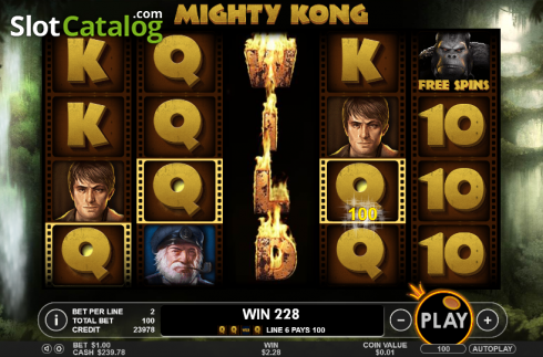 Скрин5. Mighty Kong слот