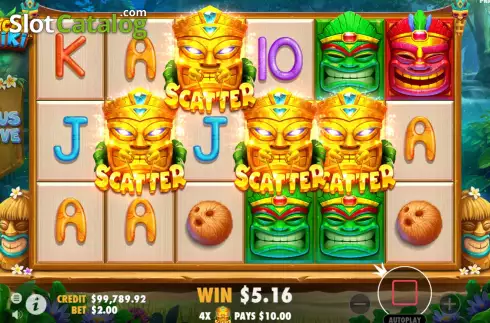 Скрин7. Tropical Tiki слот