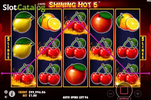 Скрин8. Shining Hot 5 слот