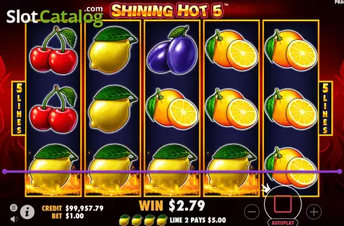 Скрин9. Shining Hot 5 слот