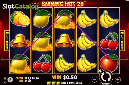 Скрин3. Shining Hot 20 слот
