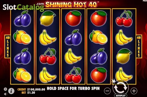Скрин2. Shining Hot 40 слот