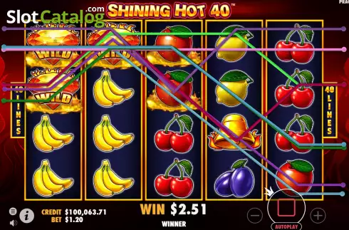 Скрин4. Shining Hot 40 слот