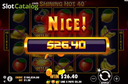 Скрин5. Shining Hot 40 слот