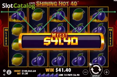 Скрин7. Shining Hot 40 слот