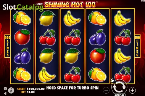 Скрин2. Shining Hot 100 слот