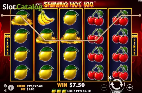 Скрин3. Shining Hot 100 слот