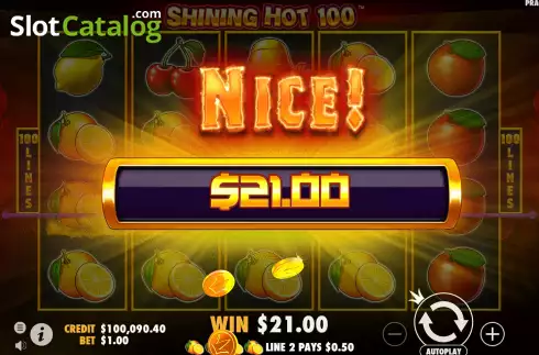 Скрин5. Shining Hot 100 слот