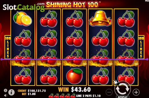 Скрин7. Shining Hot 100 слот