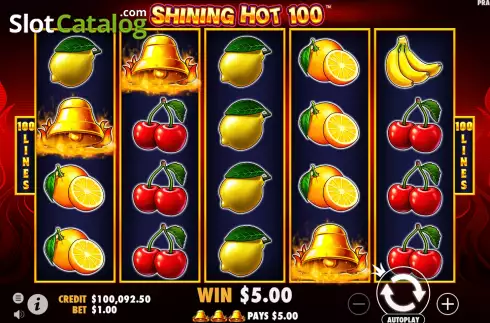 Скрин9. Shining Hot 100 слот