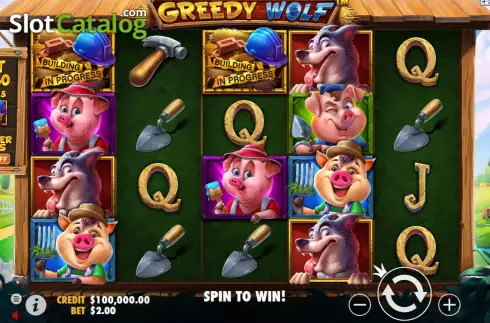 Скрин2. Greedy Wolf слот