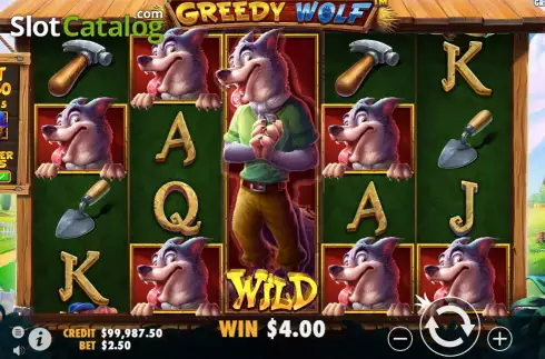 Скрин3. Greedy Wolf слот