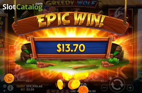 Скрин5. Greedy Wolf слот