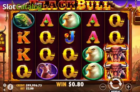 Скрин3. Black Bull слот