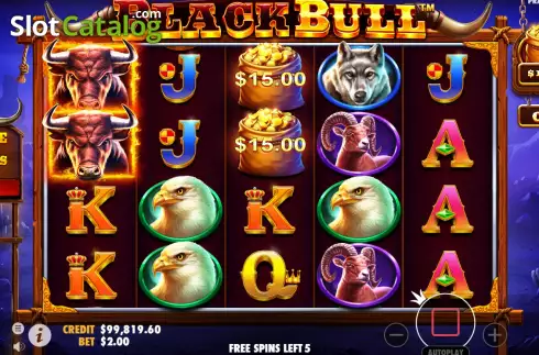 Скрин5. Black Bull слот