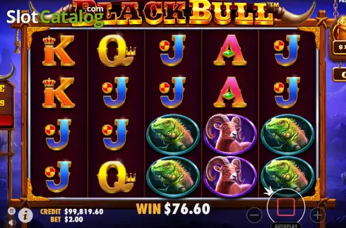 Скрин8. Black Bull слот