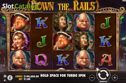 Скрин3. Down the Rails слот