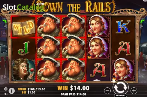 Скрин4. Down the Rails слот