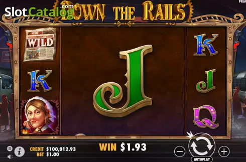 Скрин7. Down the Rails слот