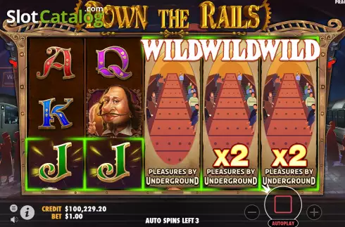 Скрин5. Down the Rails слот