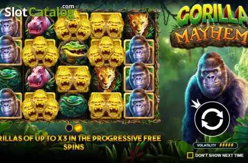 Скрин2. Gorilla Mayhem слот