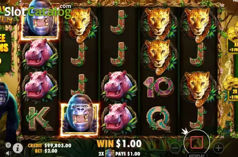 Скрин6. Gorilla Mayhem слот