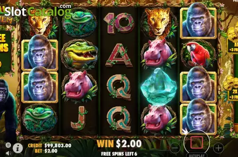 Скрин7. Gorilla Mayhem слот