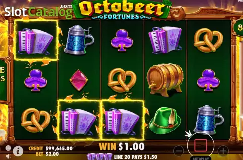 Скрин6. Octobeer Fortunes слот