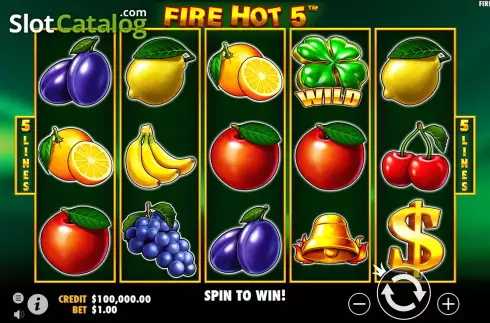 Скрин2. Fire Hot 5 слот