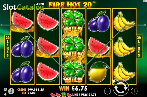 Скрин5. Fire Hot 20 слот
