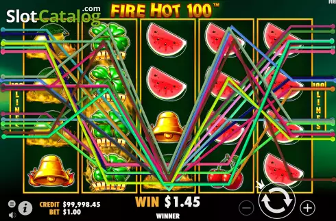 Скрин3. Fire Hot 100 слот