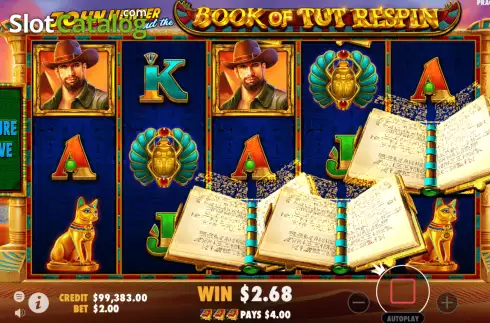 Скрин7. John Hunter and the Book of Tut Respin слот