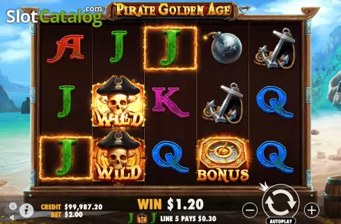 Скрин3. Pirate Golden Age слот