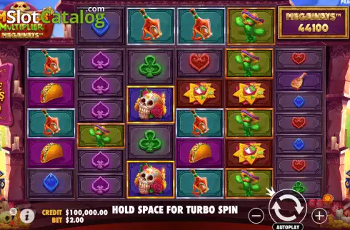 Скрин2. Muertos Multiplier Megaways слот