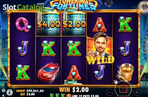 Скрин3. Towering Fortunes слот