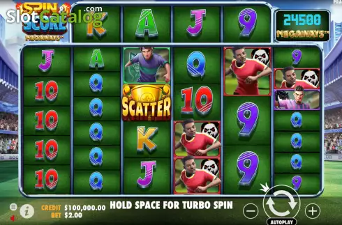 Скрин2. Spin and Score Megaways слот