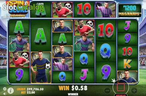 Скрин4. Spin and Score Megaways слот
