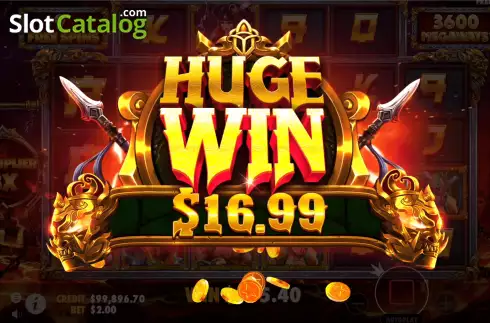 Скрин8. Legend of Heroes Megaways слот