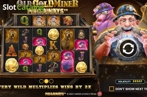 Скрин2. Old Gold Miner Megaways слот