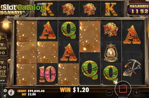 Скрин4. Old Gold Miner Megaways слот