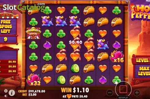 Скрин8. Hot Pepper (Pragmatic Play) слот