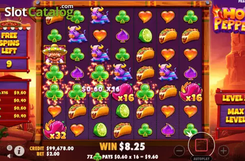 Скрин9. Hot Pepper (Pragmatic Play) слот