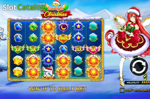 Скрин2. Starlight Christmas слот
