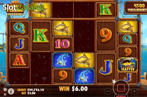 Скрин3. Lucky Fishing Megaways слот